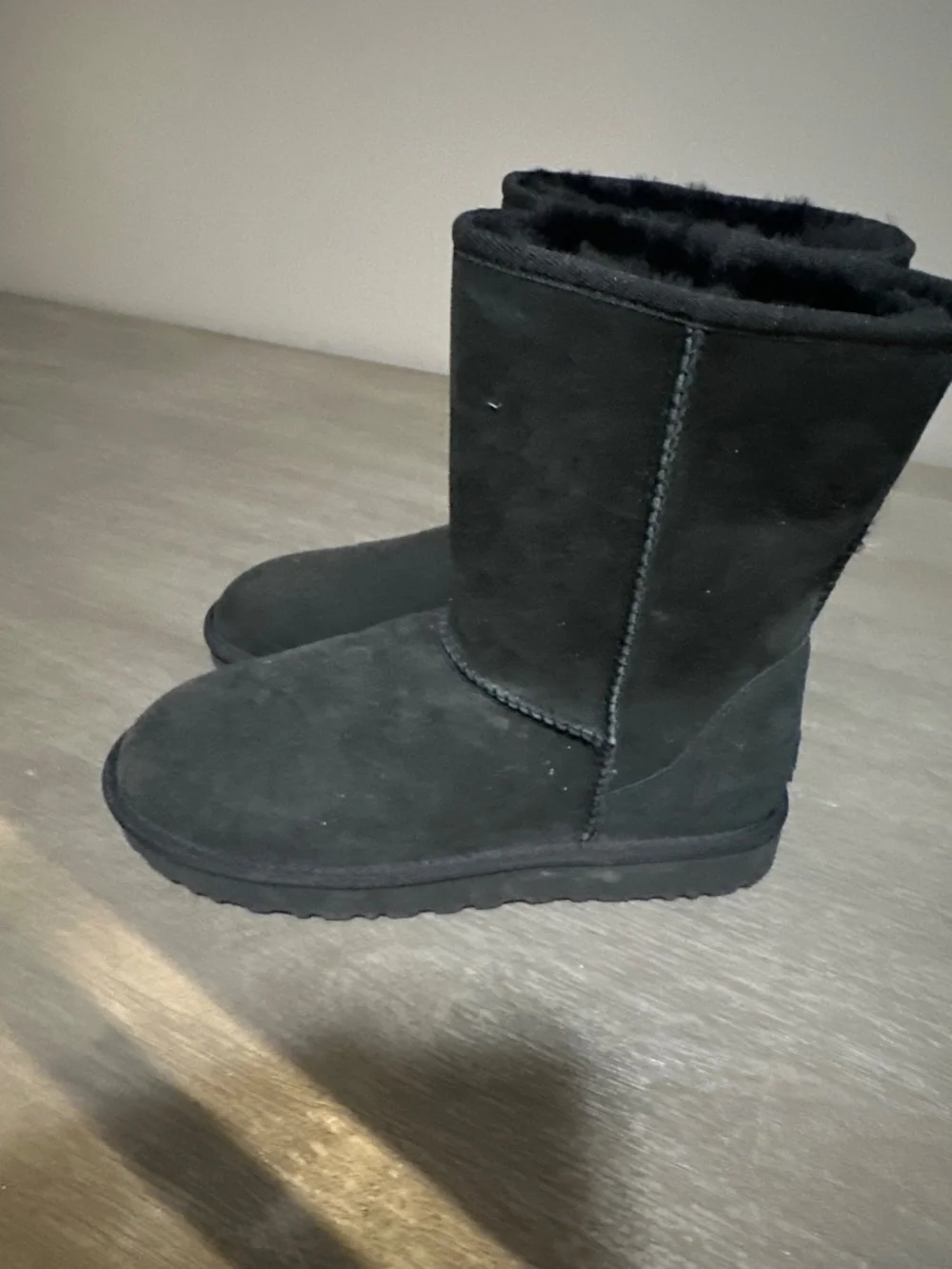 Black Ugg boots